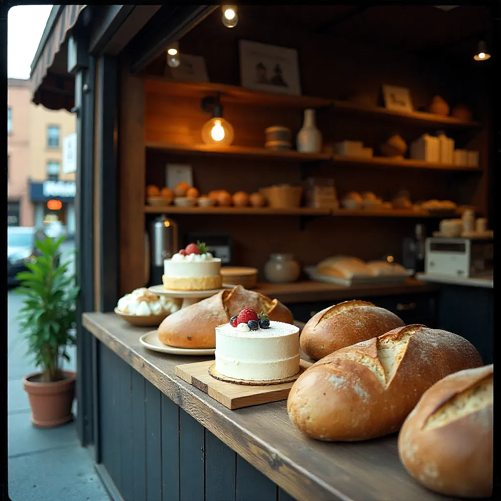 Bakery storefront welcoming visitors