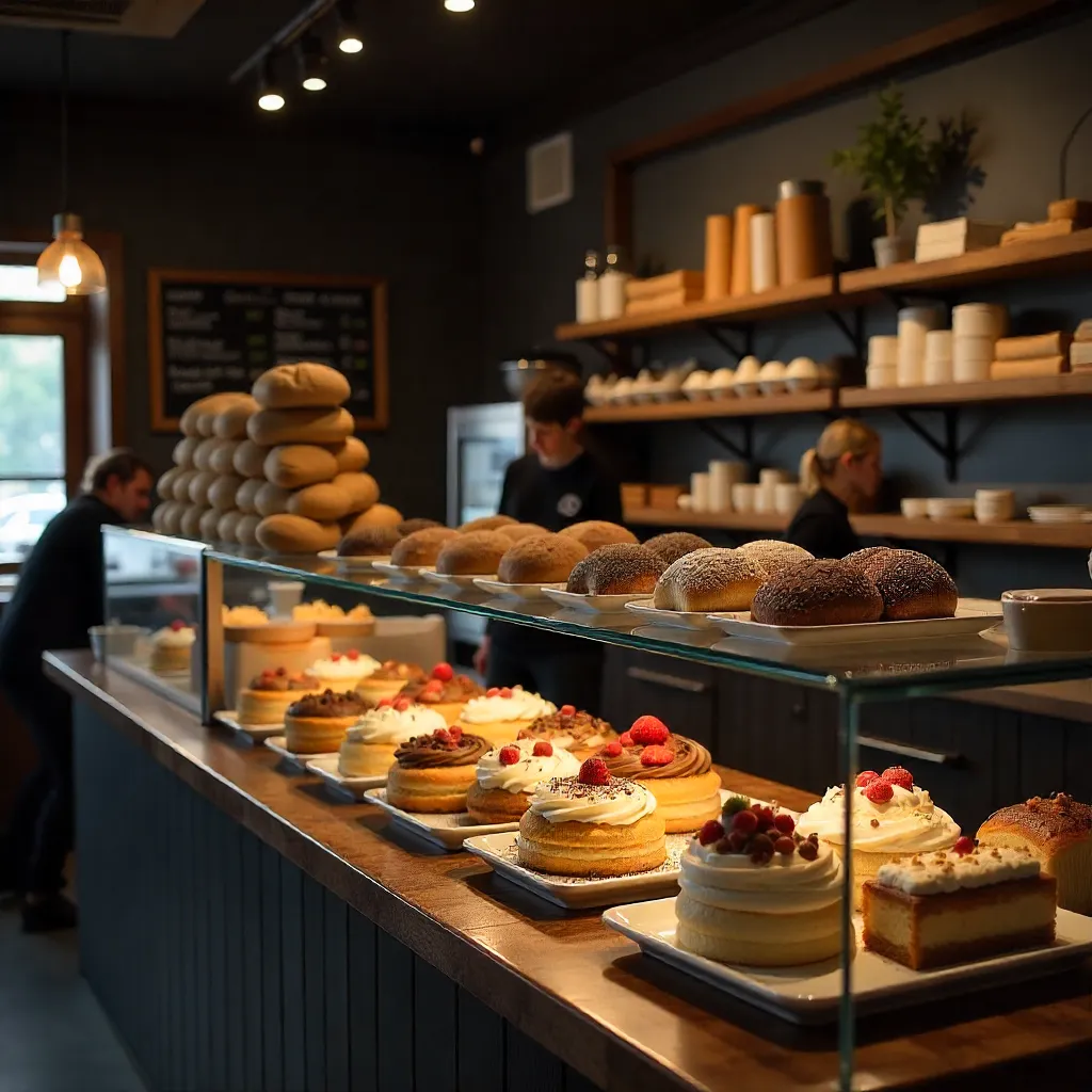 Traditional sourdough loaf with natural crust